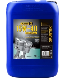 OLIO POWER-G MINERALE 10L 15W40 PER MOTORI DIESEL E BENZINA